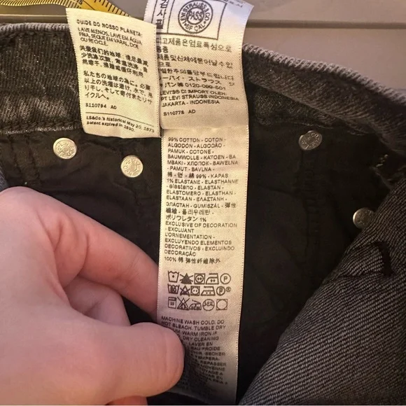 Levi's Wedgie Straight Jeans - gray - Picture 8 of 10